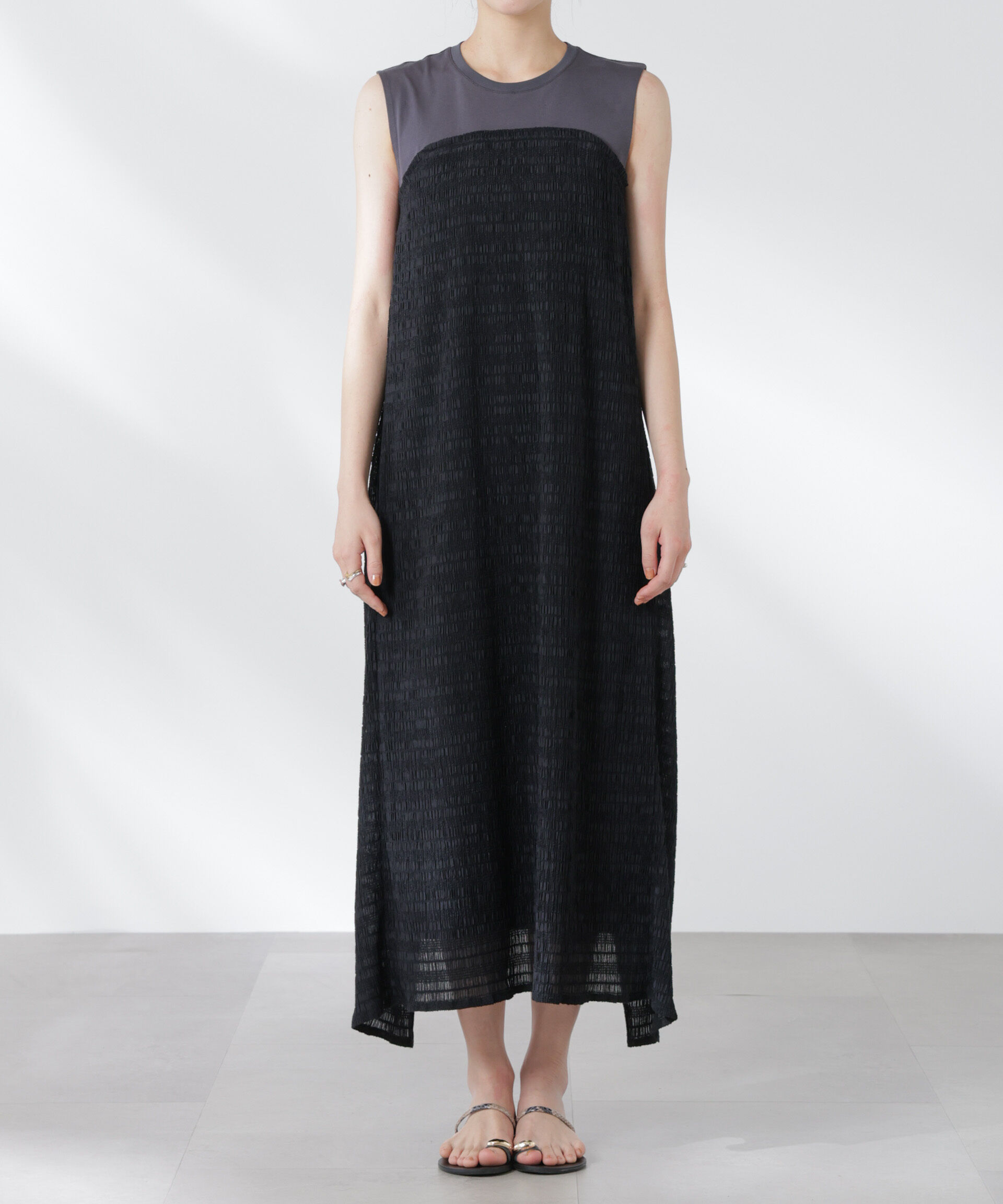 nano･universe「シャーリングベアドッキングカットワンピース」|ワンピース|