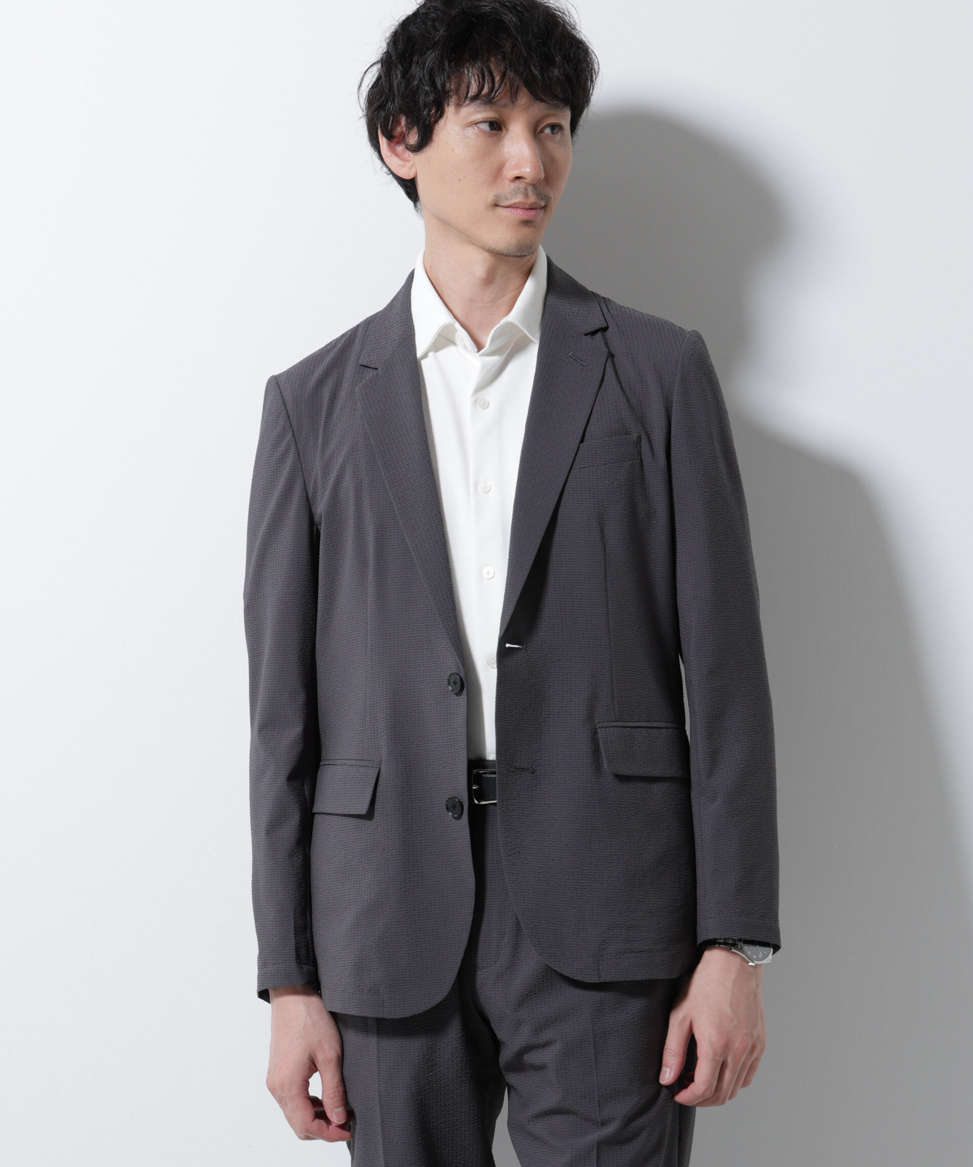 nano･universe「「Damerino」DotAir(R)サッカーストレッチセットアップ/吸水速乾」|スーツ|