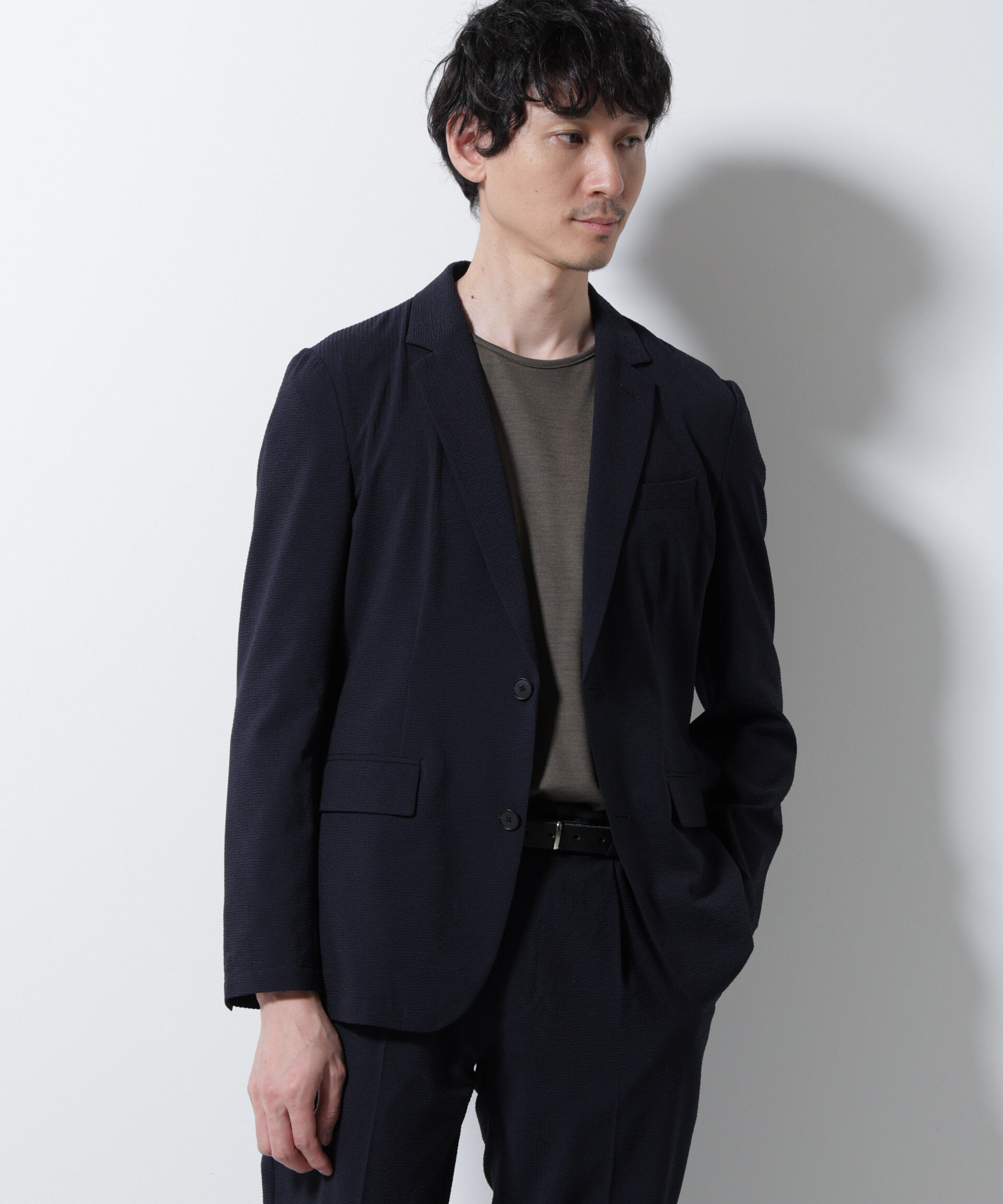 nano･universe「「Damerino」DotAir(R)サッカーストレッチセットアップ/吸水速乾」|スーツ|