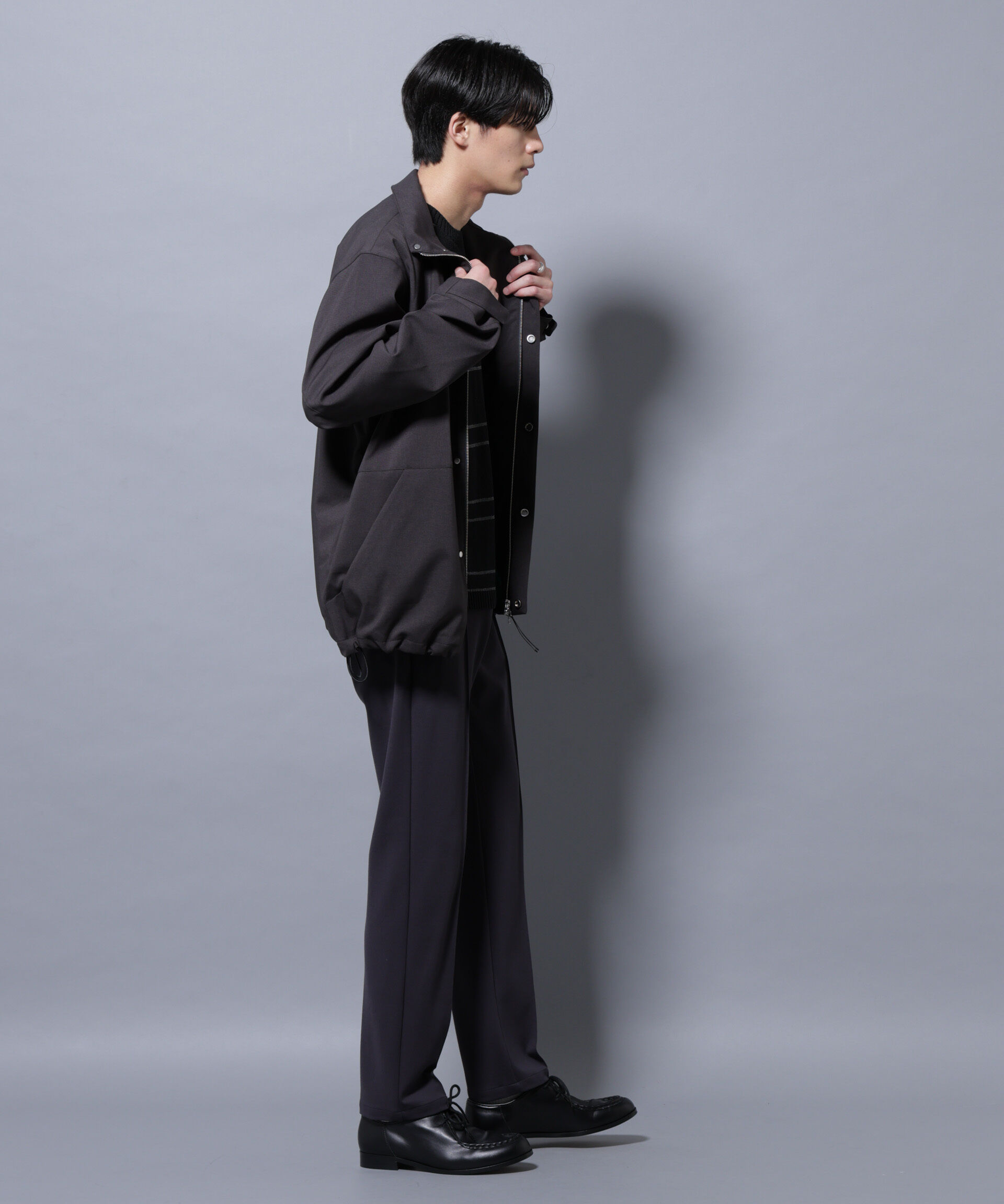 nano･universe「「モダンコンフォートシリーズ」スリムイージースラックス」|チノ|