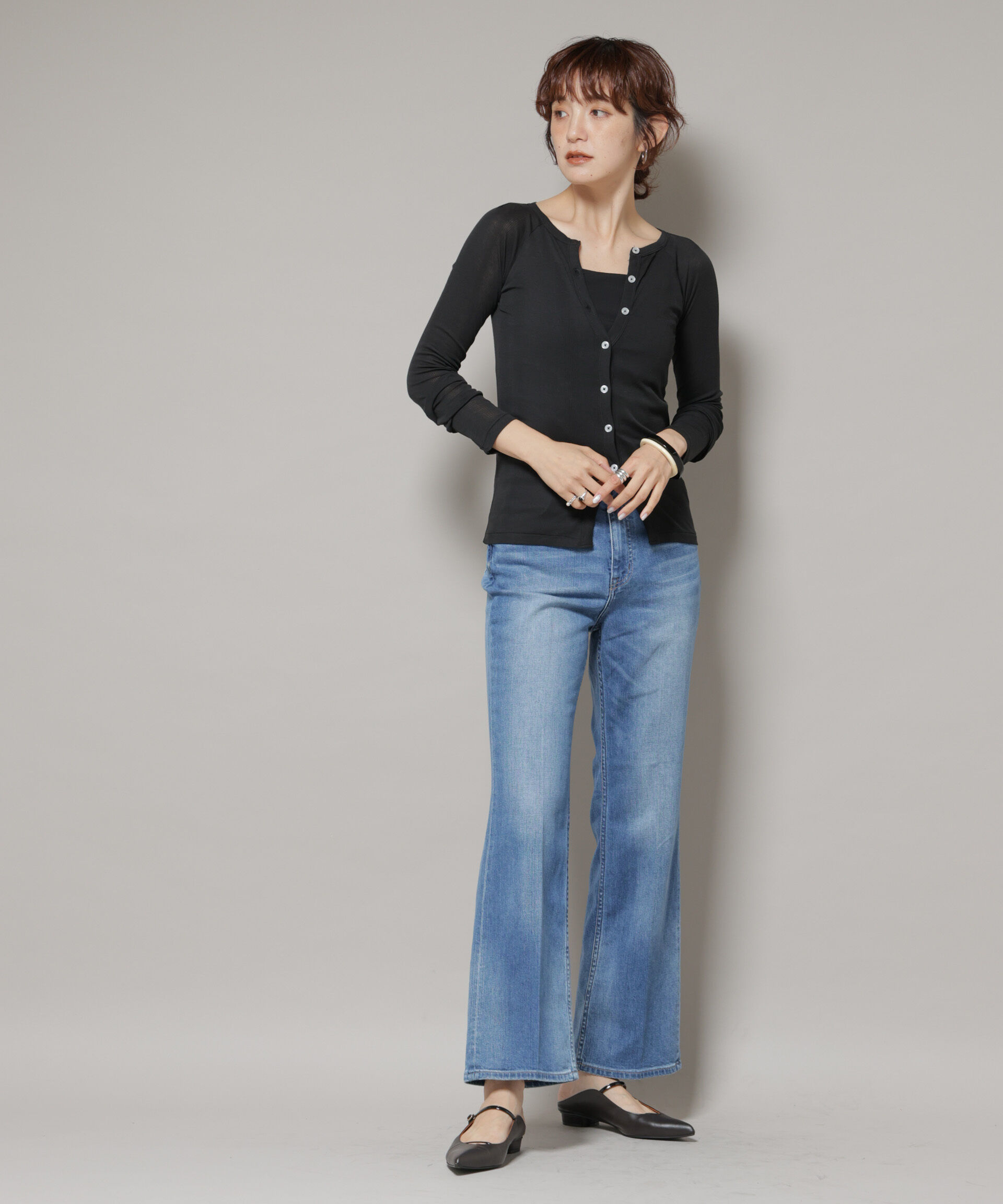 nano･universe「Robert P. Miller/Light Prib Cardigan」|Tシャツ・カットソー|