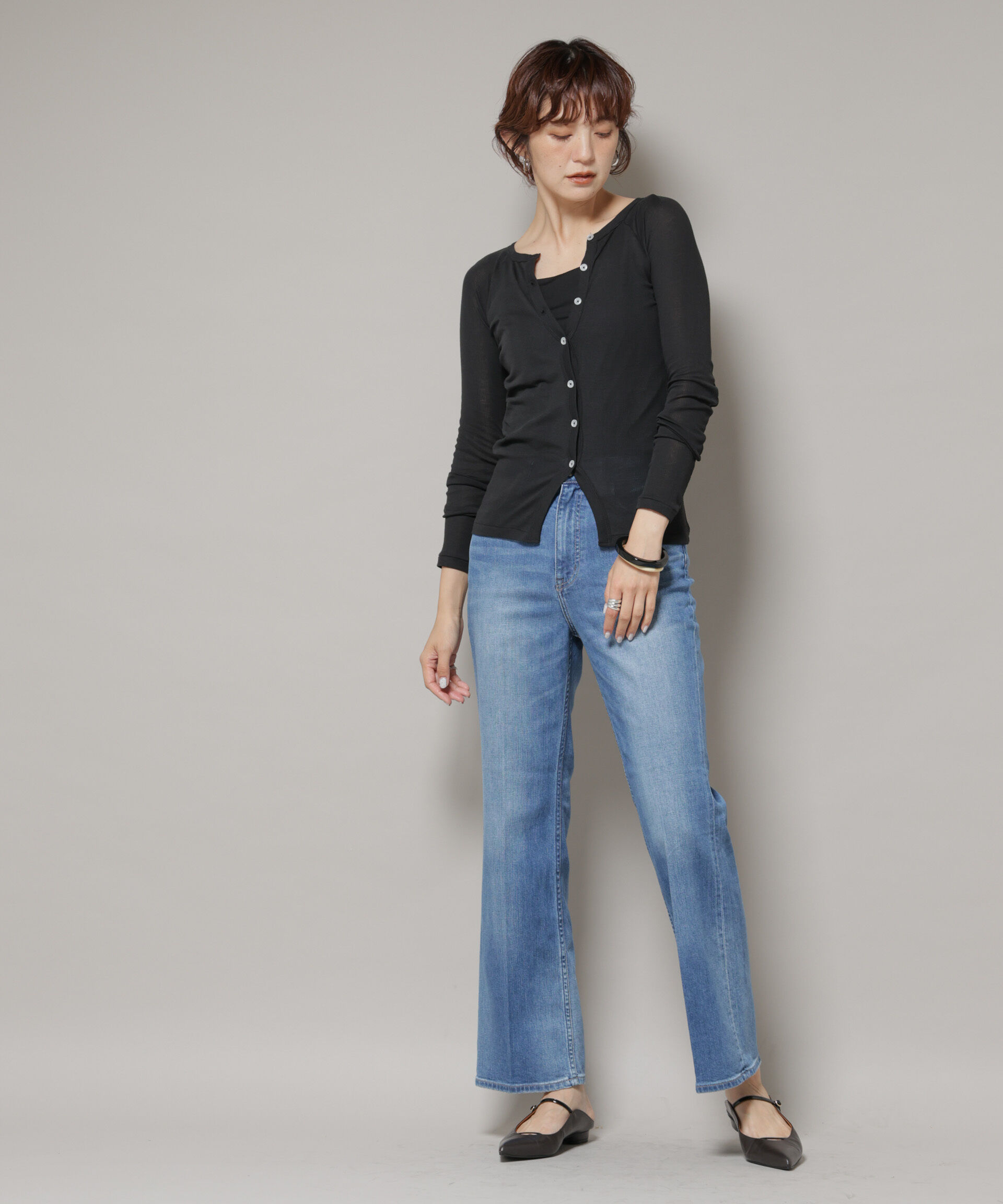 nano･universe「Robert P. Miller/Light Prib Cardigan」|Tシャツ・カットソー|