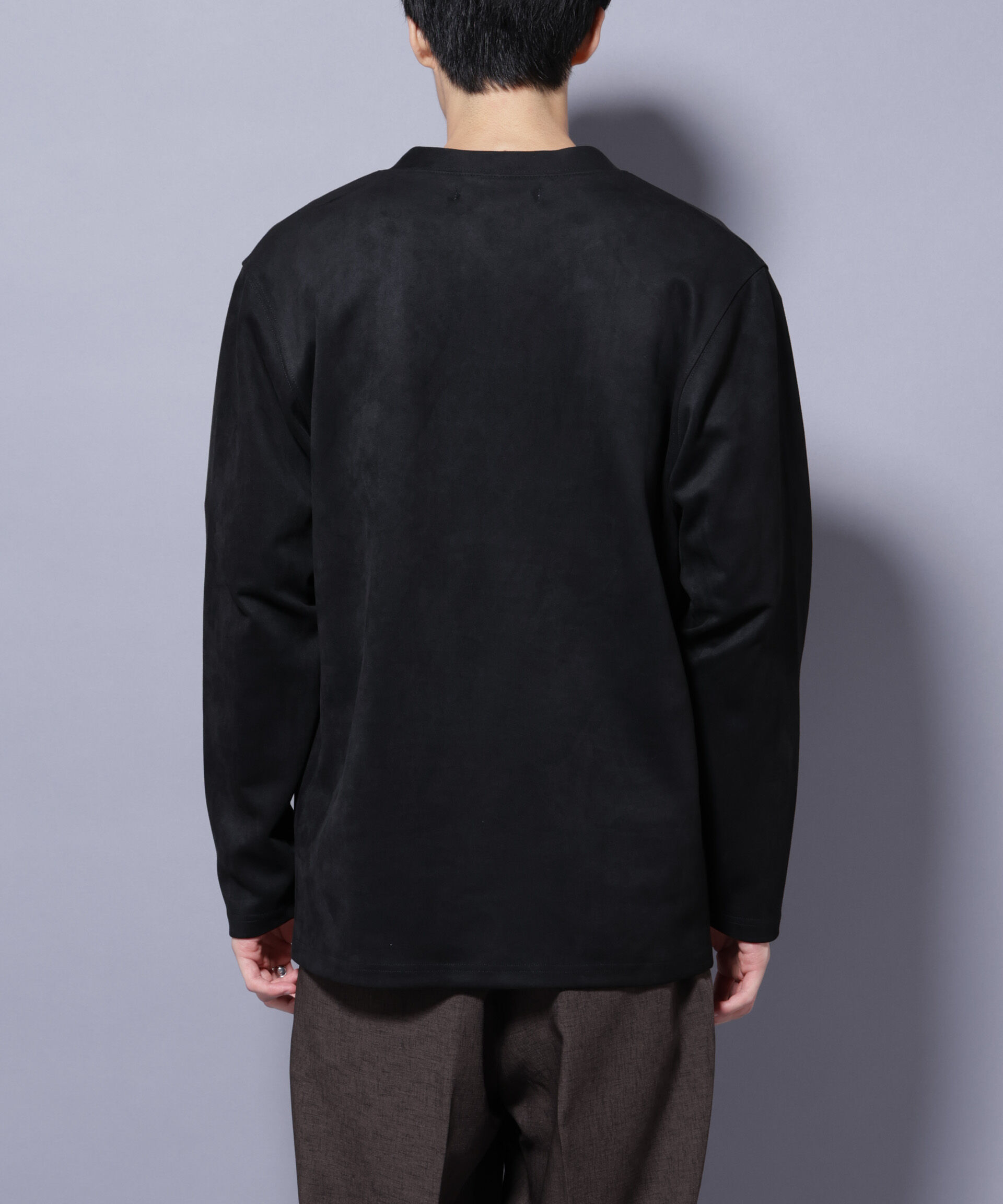 nano･universe「フェイクスエードトッパーカーディガン」|Tシャツ・カットソー|