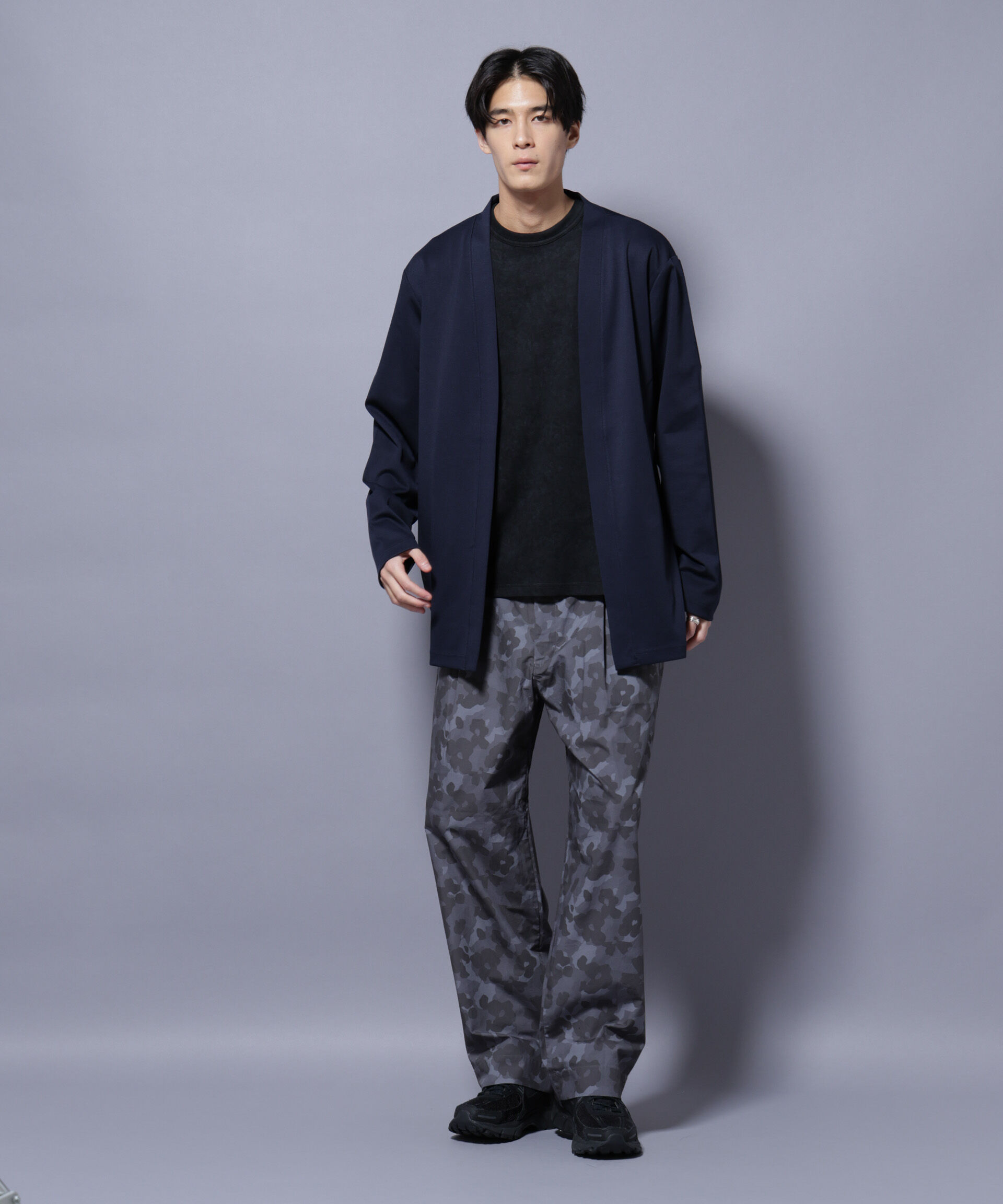 nano･universe「ダブルジャージー着流しカーディガン」|Tシャツ・カットソー|