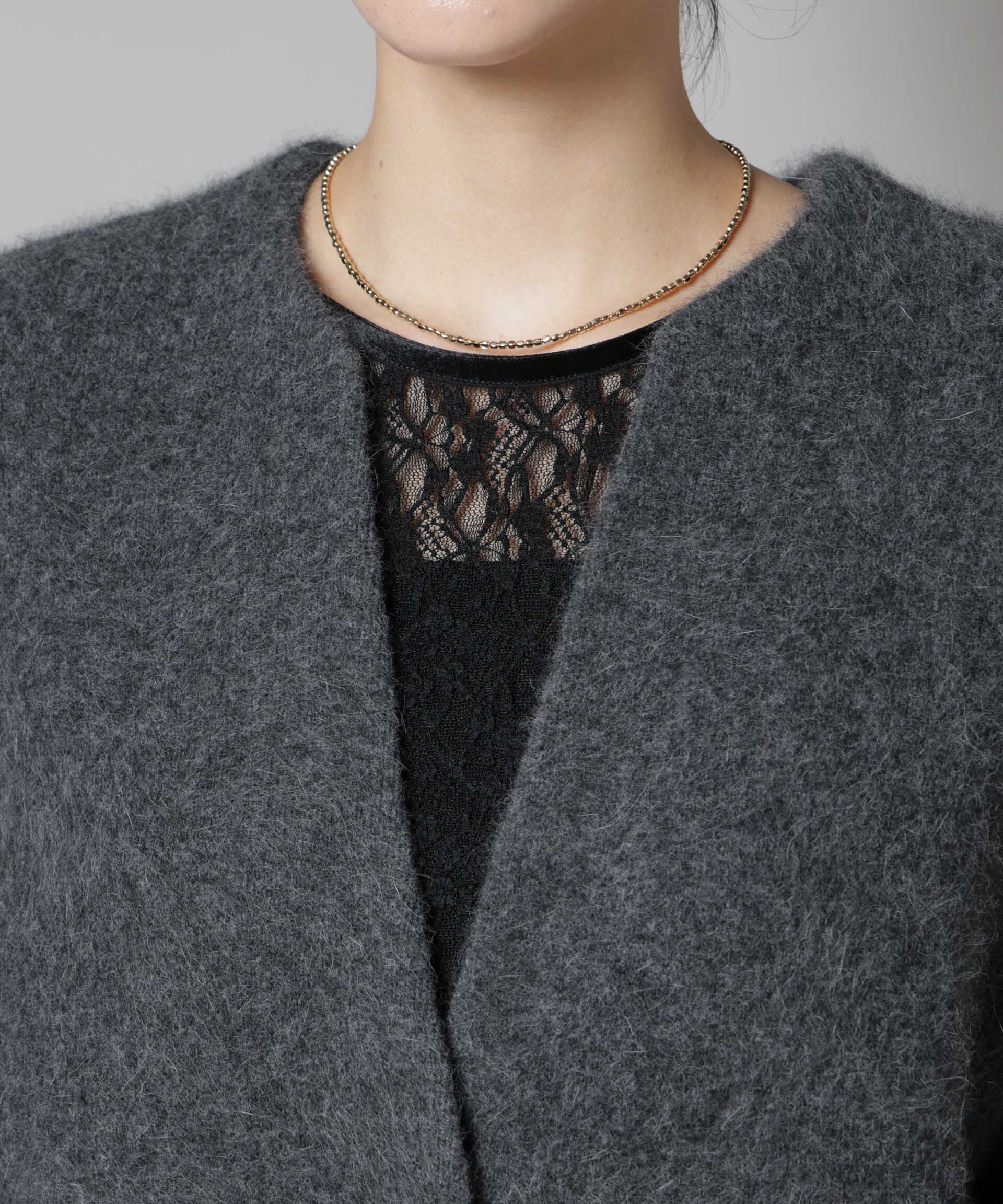 nano･universe「ウォッシャブルフォックスリバーニットジレ」|ニット・セーター|