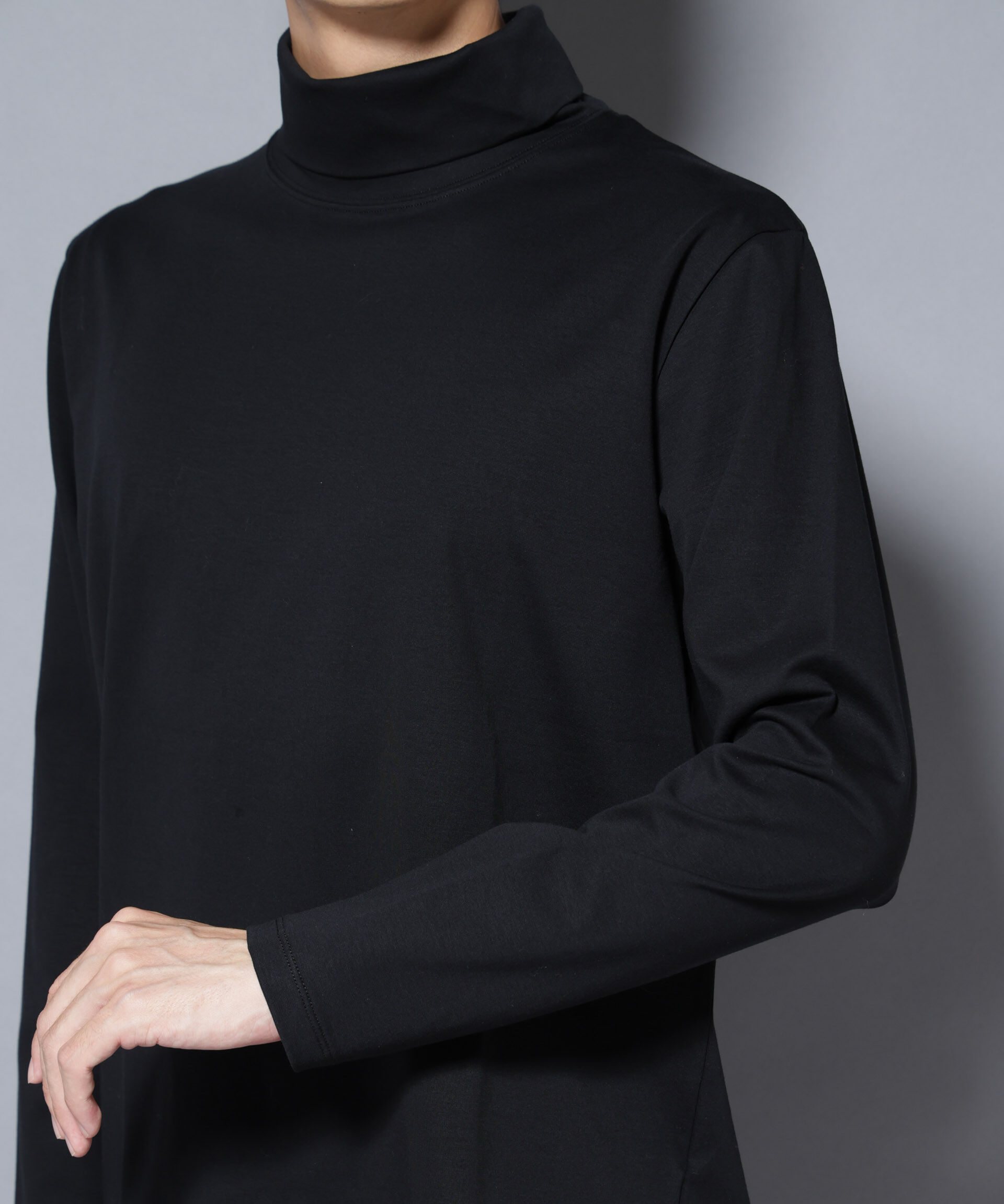 nano･universe「ジャケT(R) プレミアム タートルネック 長袖」|Tシャツ・カットソー|