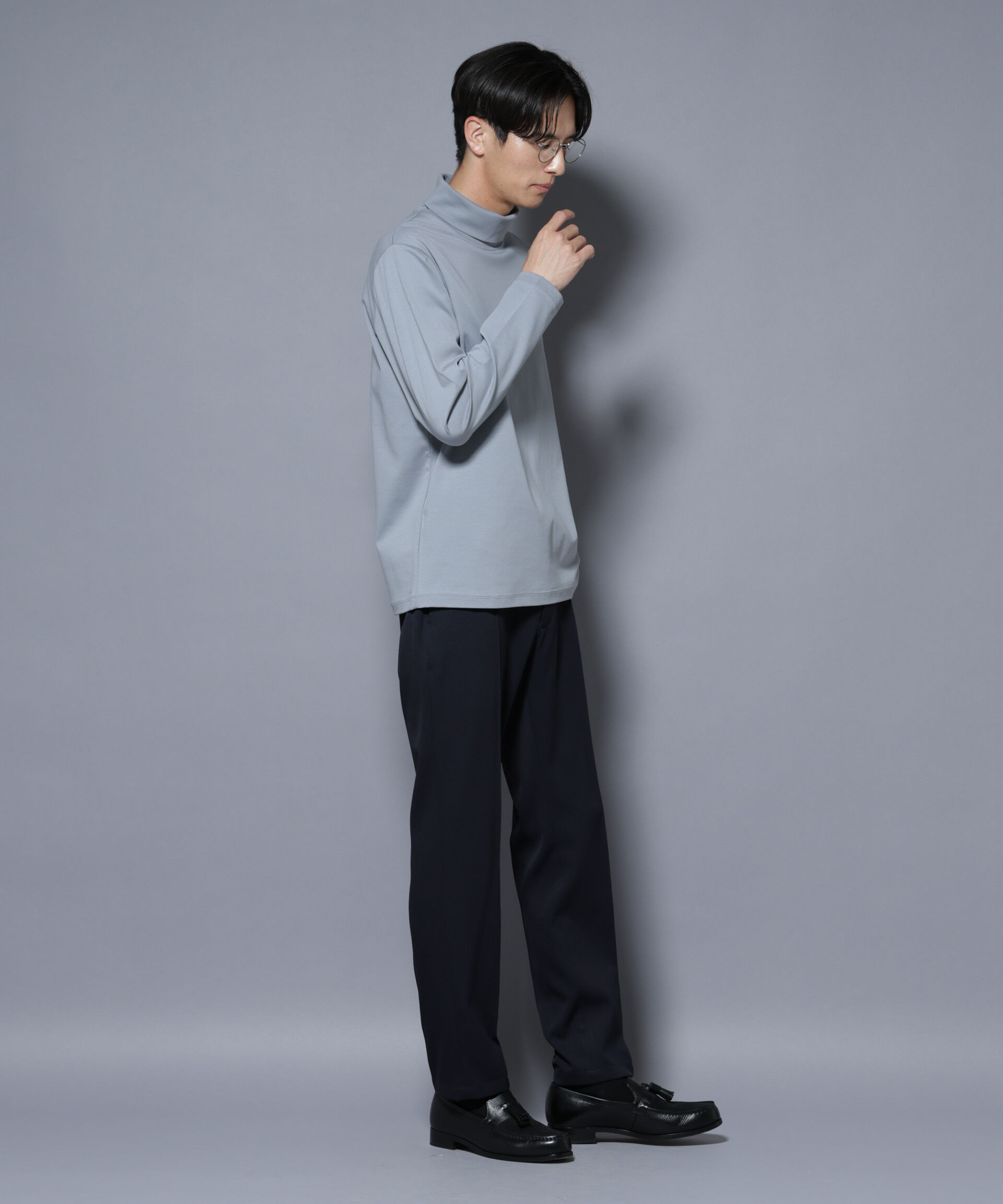 nano･universe「ジャケT(R) プレミアム タートルネック 長袖」|Tシャツ・カットソー|