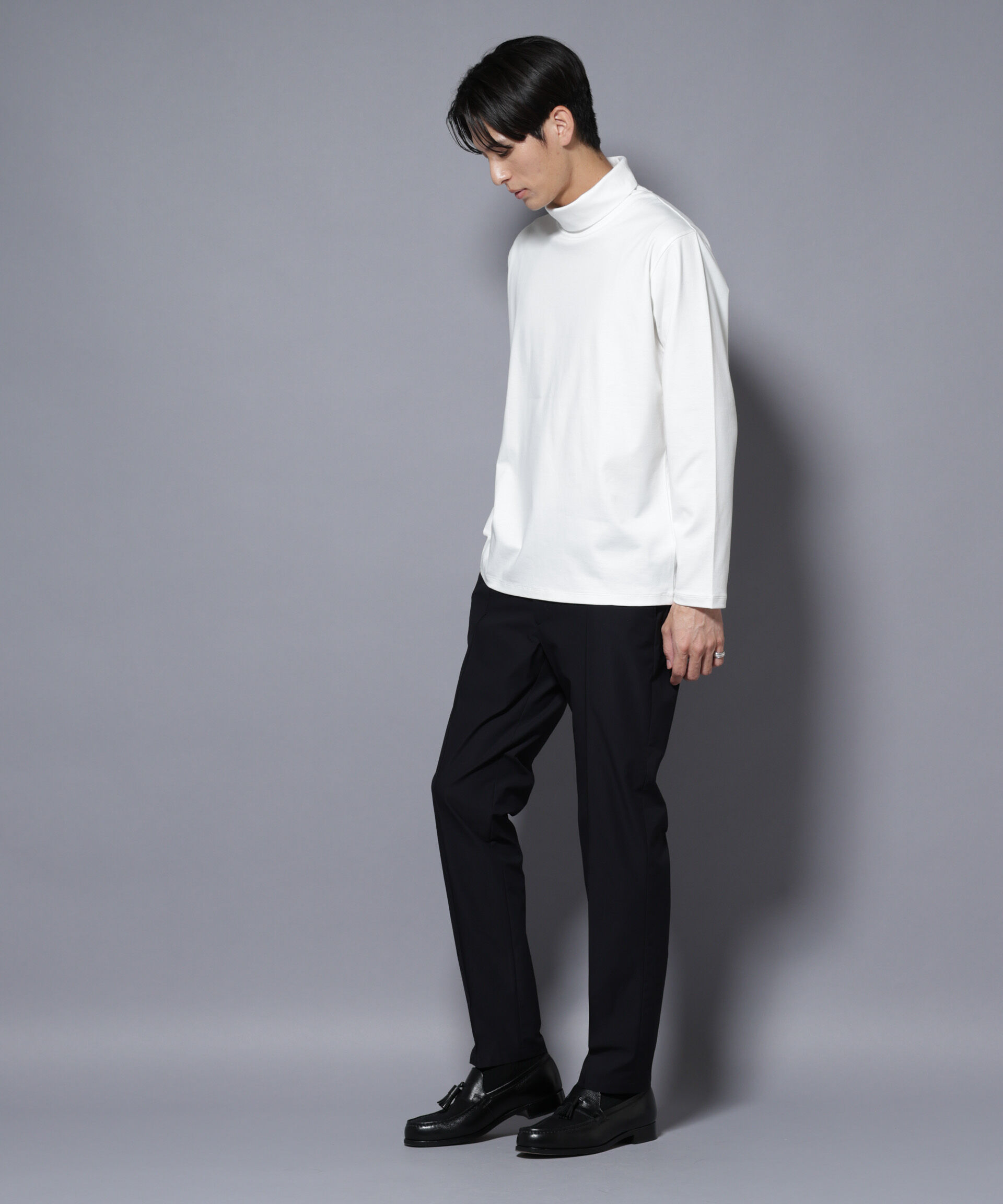 nano･universe「ジャケT(R) プレミアム タートルネック 長袖」|Tシャツ・カットソー|