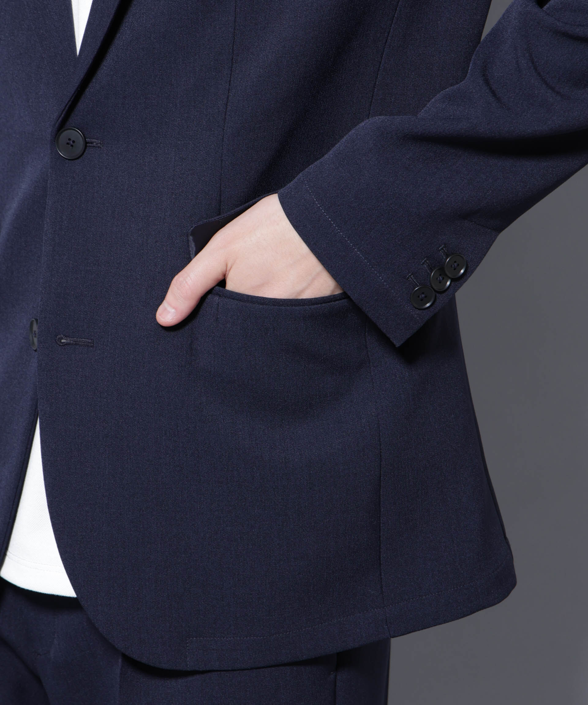 nano･universe「｢Damerino｣ReflaxR ダブルクロスウェザーセットアップ」|スーツ|