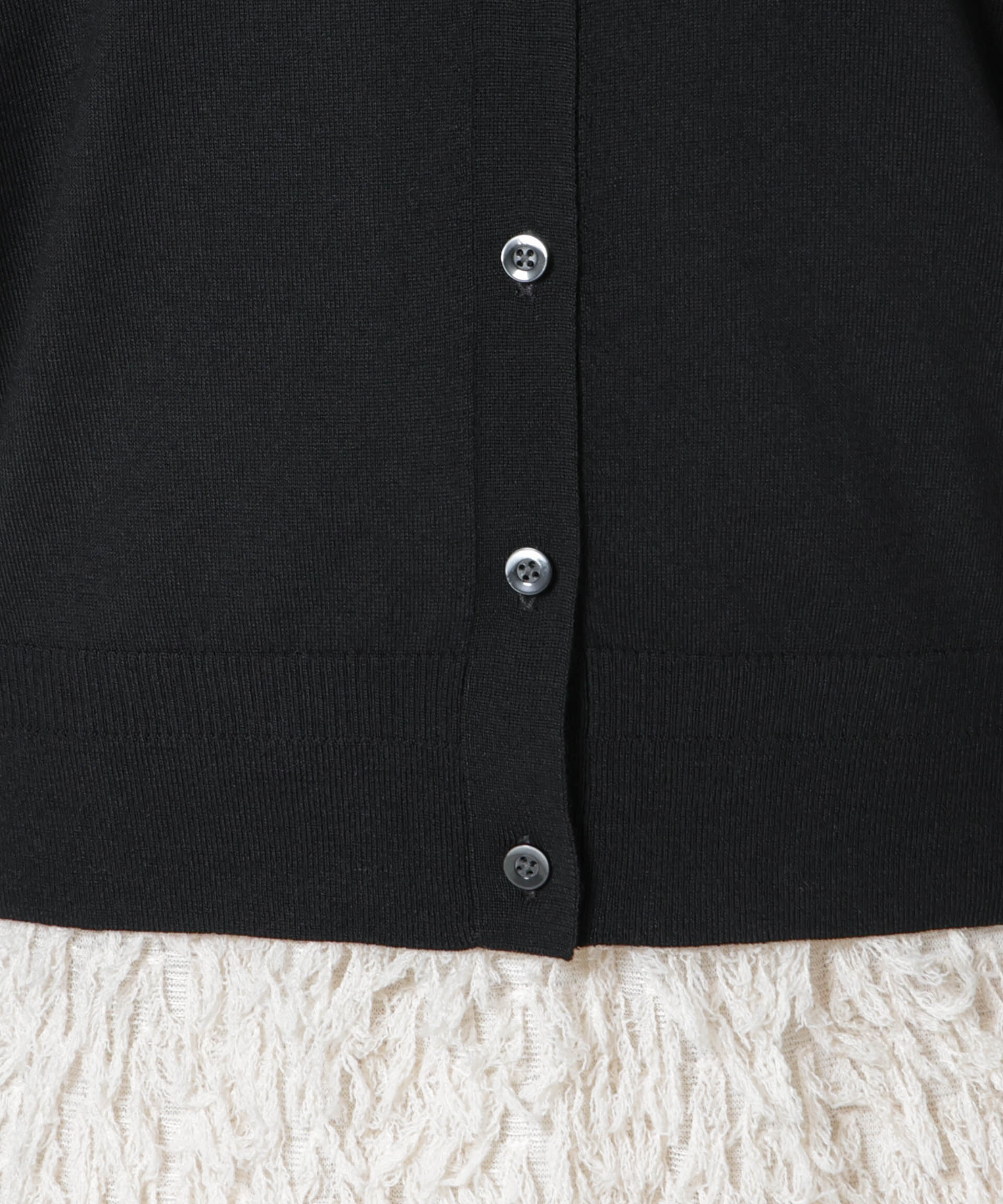 nano･universe「毛玉レスニット2wayカシュクールカーディガン」|ニット・セーター|