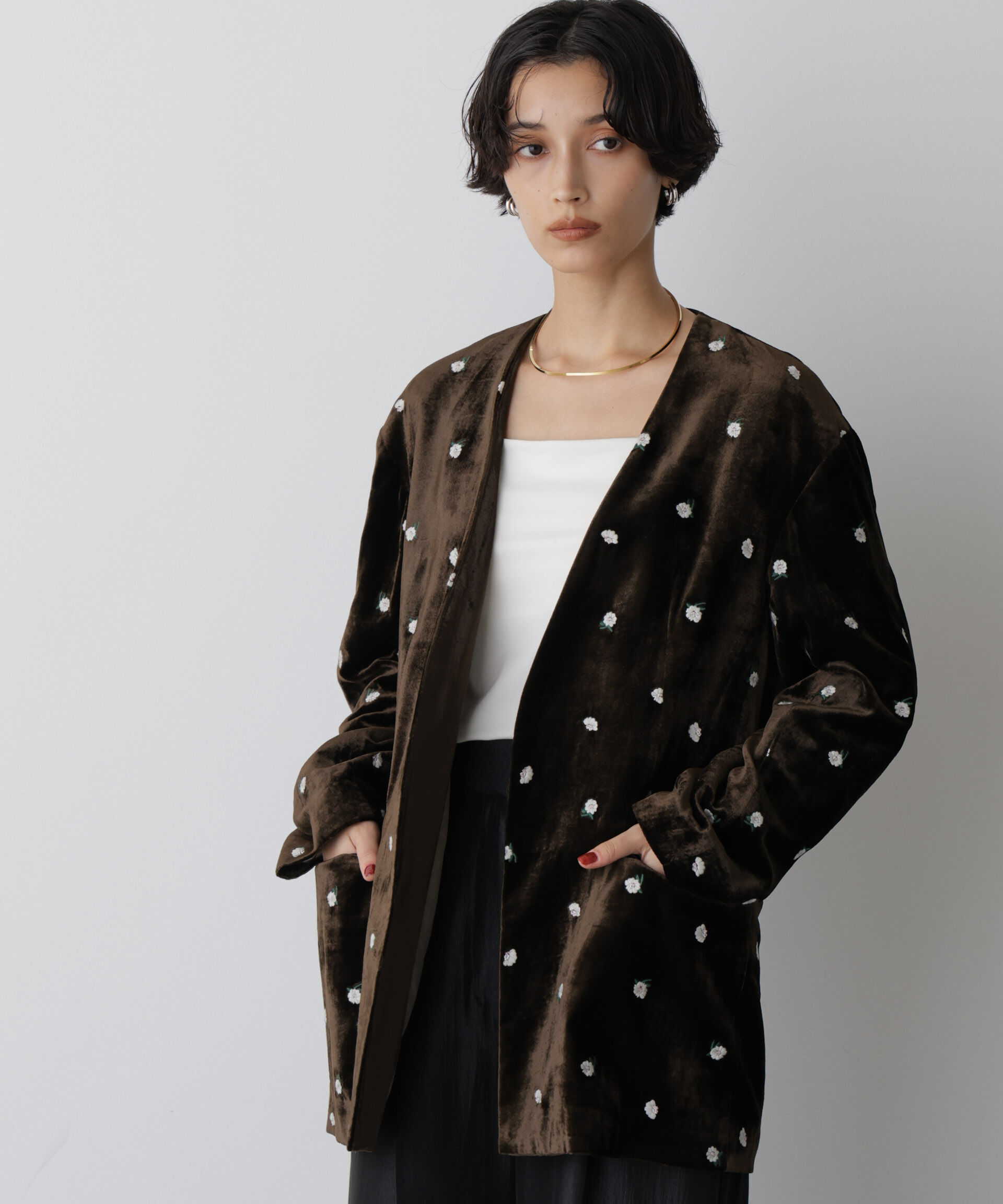  「「STEVELOUR」ベロアブルームジャケット(セットアップ可)」|その他|