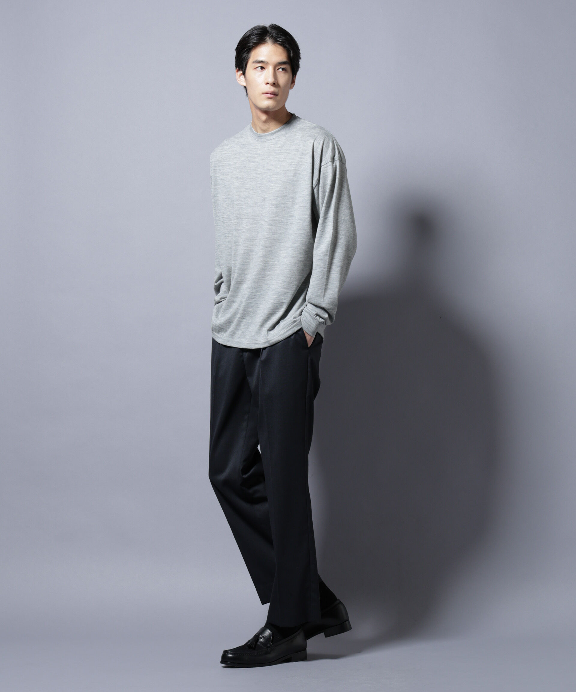 nano･universe「MIYATA&times;NANO JAPAN MADE 100%WOOL Tシャツ」|Tシャツ・カットソー|