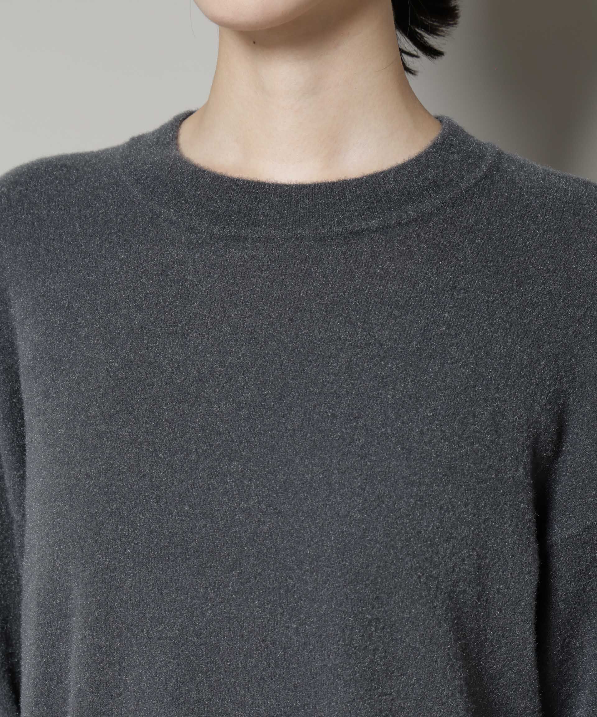 nano･universe「ミニラメシャギーニットプルオーバー」|ニット・セーター|