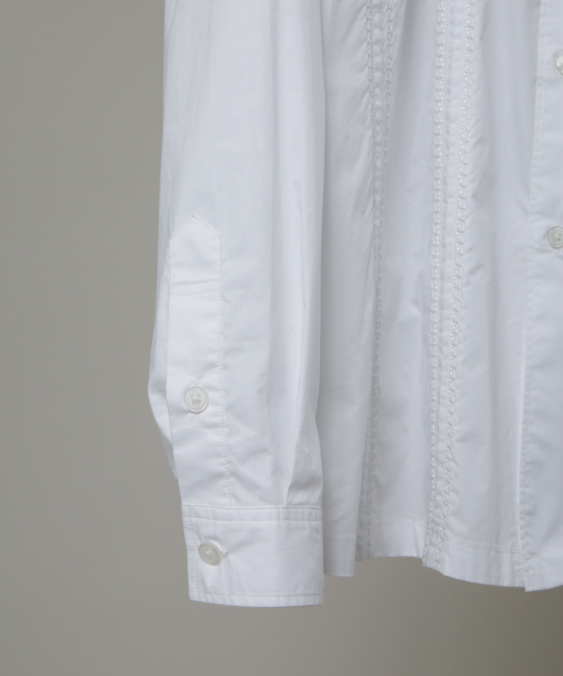  「「HOTEL LACE」デザインステッチロングスリーブシャツ」|シャツ・ブラウス|