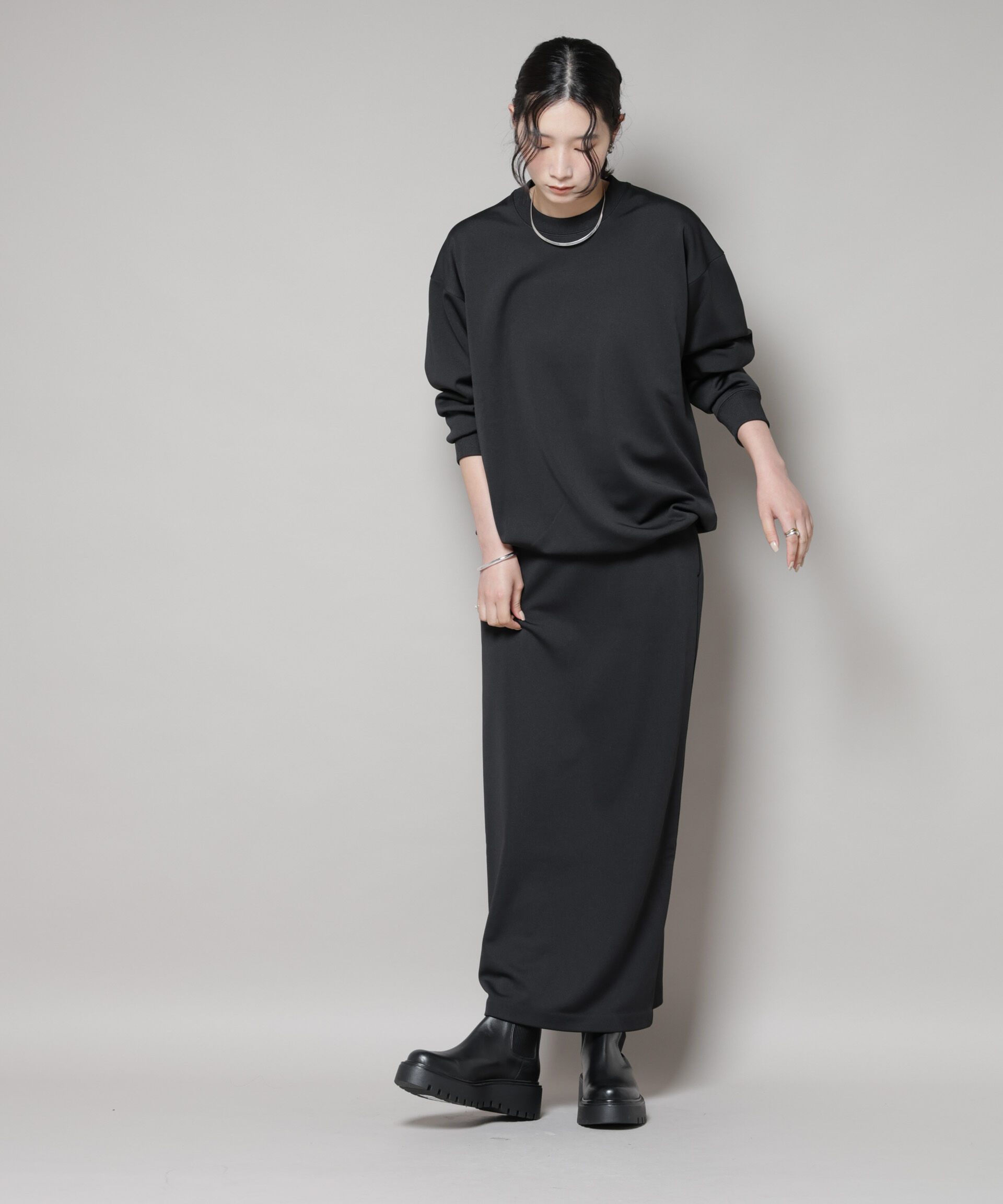 nano･universe「「MC」coveross(R)フリースボンディングスカート(セットアップ可)」|スカート|