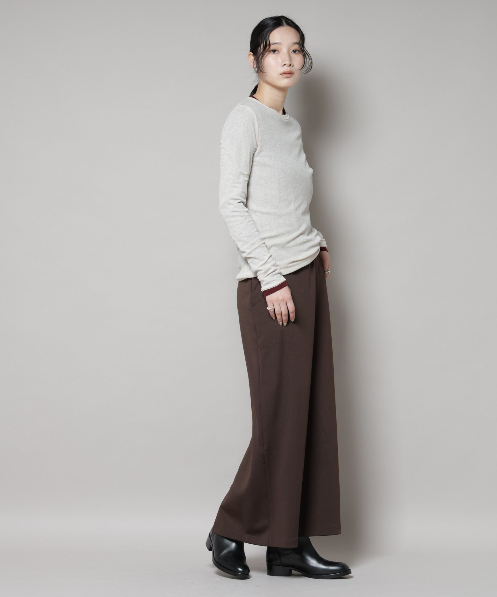 nano･universe「「MC」coveross(R)フリースボンディングスカート(セットアップ可)」|スカート|