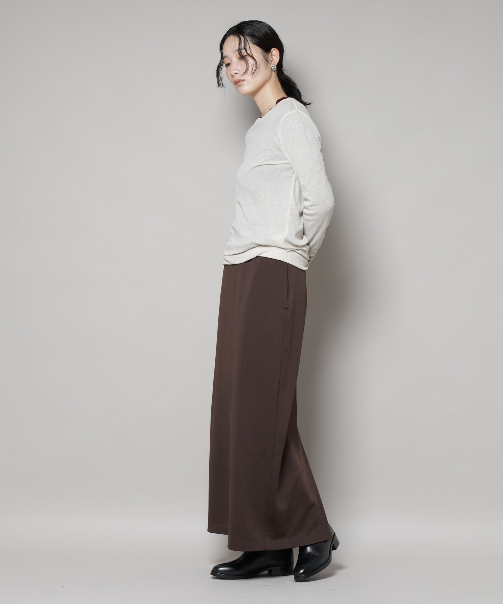 nano･universe「「MC」coveross(R)フリースボンディングスカート(セットアップ可)」|スカート|