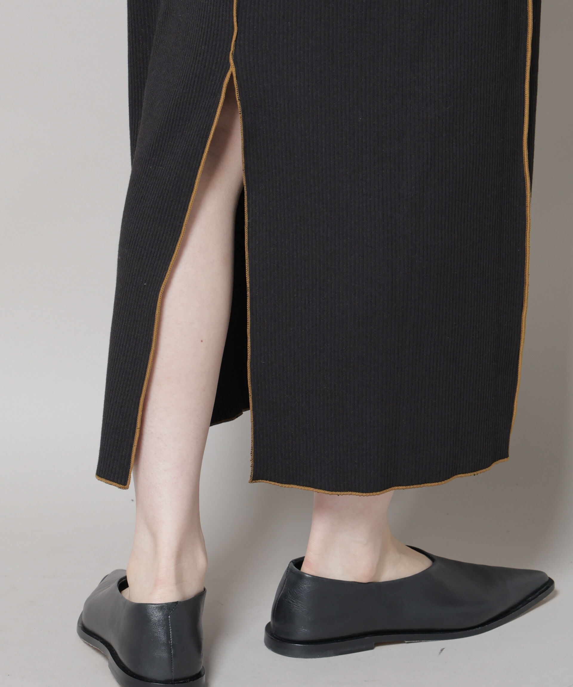 nano･universe「テレコリブ配色メローワンピース」|ワンピース|