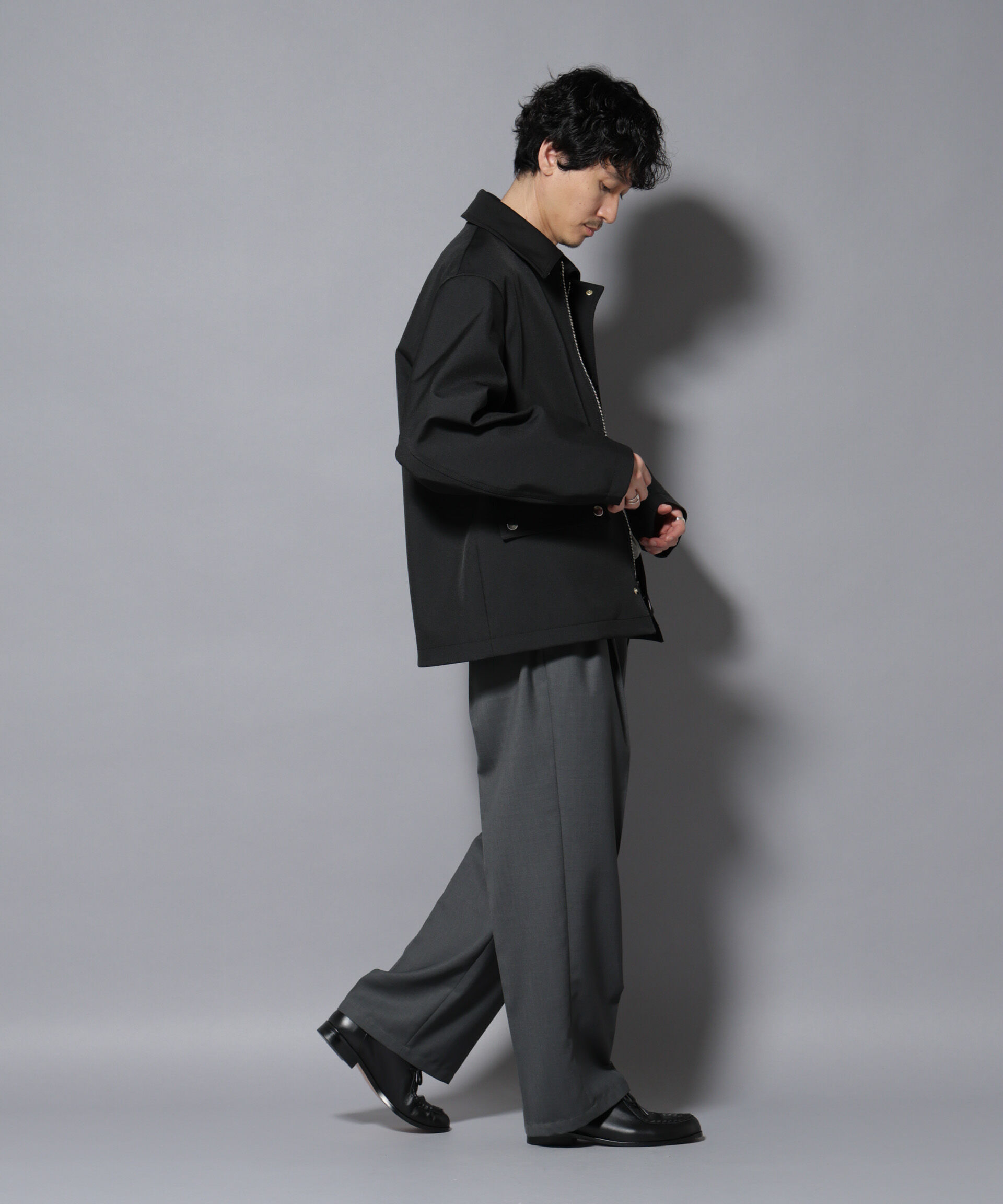 nano･universe「メタルギアボンディングFUSIONSYSTEMカーコート」|ブルゾン・スタジャン|