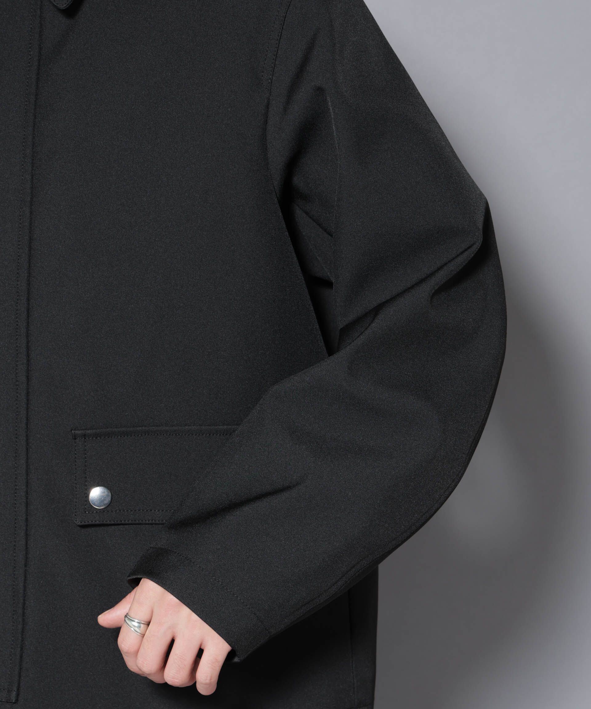 nano･universe「メタルギアボンディングFUSIONSYSTEMカーコート」|ブルゾン・スタジャン|