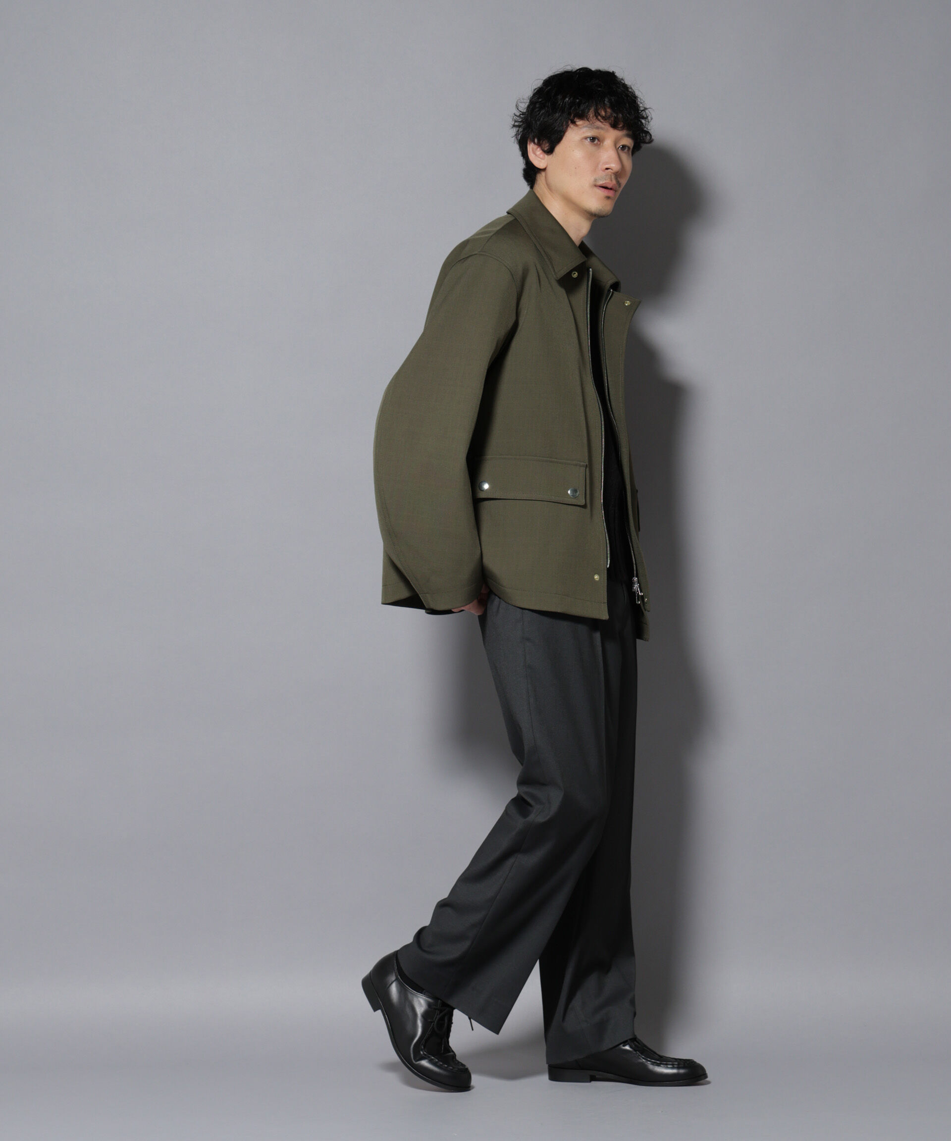 nano･universe「メタルギアボンディングFUSIONSYSTEMカーコート」|ブルゾン・スタジャン|