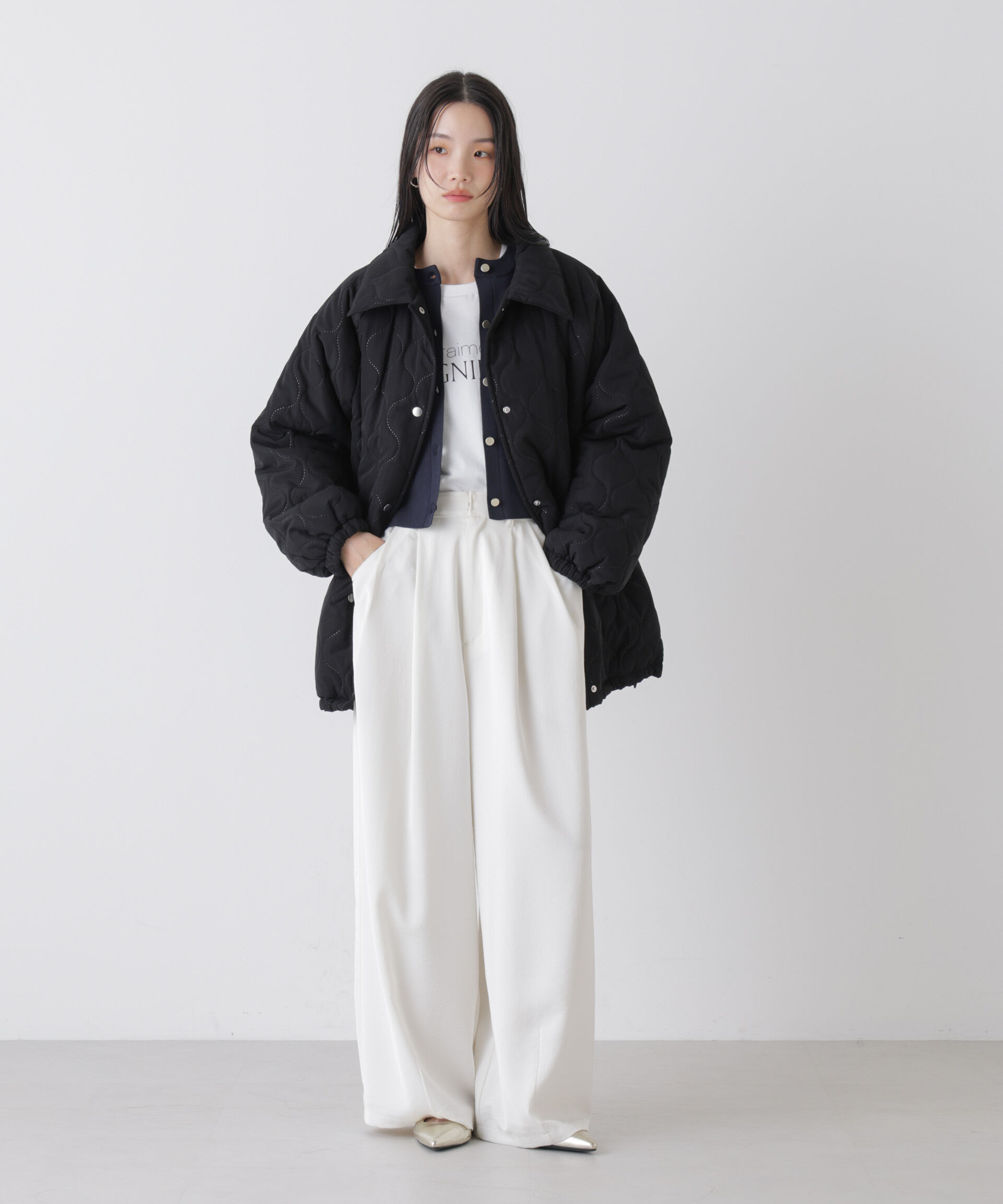 nano･universe「ひょうたんキルトラグランミドルコート」|その他|