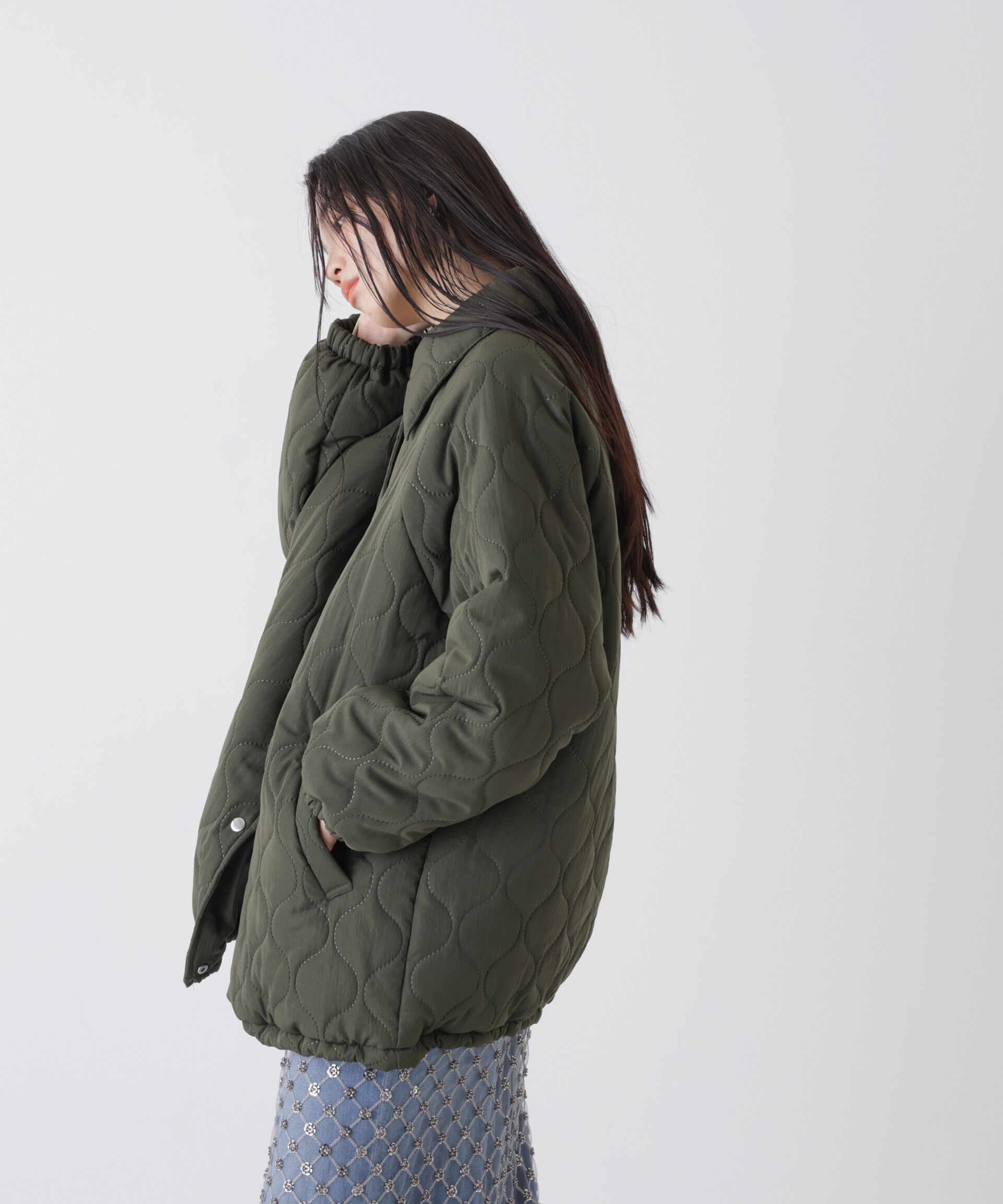 nano･universe「ひょうたんキルトラグランミドルコート」|その他|