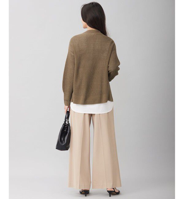 自由区「【洗える】ライトフィールジャージータックワイド パンツ」|その他|