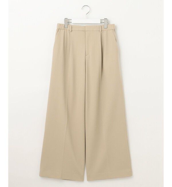 自由区「【洗える】ライトフィールジャージータックワイド パンツ」|その他|