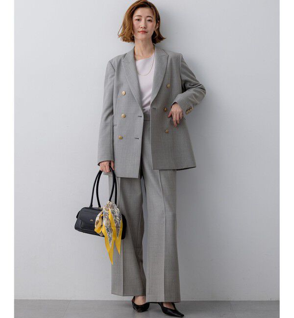 23区「【Oggi掲載】TWギャバジン テーラード ジャケット」|テーラードジャケット|