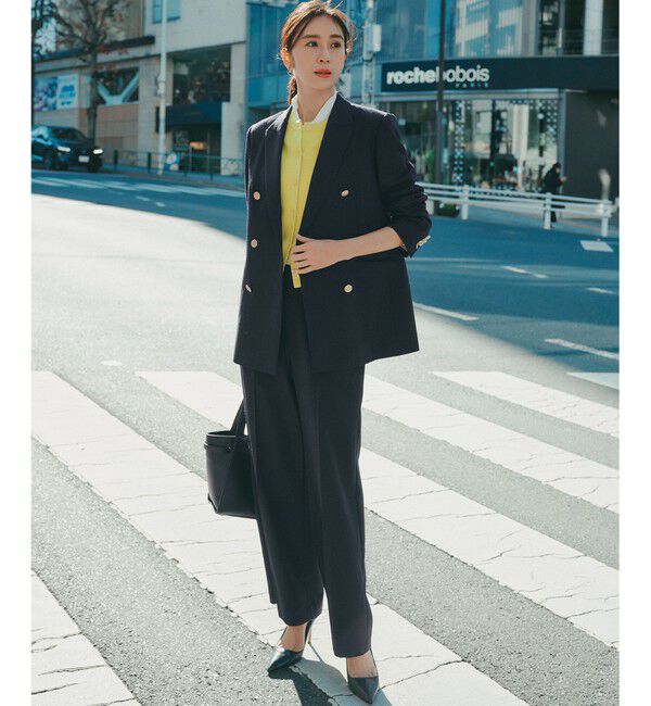 23区「【Oggi掲載】TWギャバジン テーラード ジャケット」|テーラードジャケット|