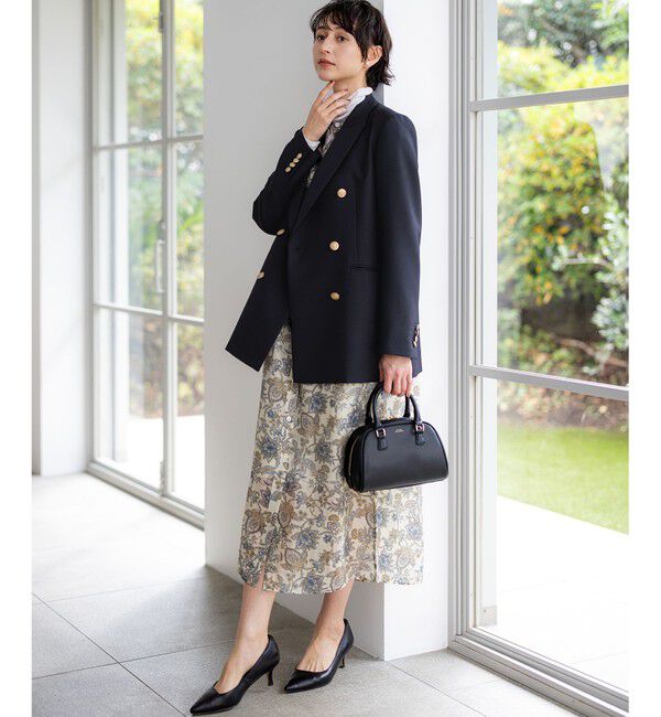 23区「【Oggi掲載】TWギャバジン テーラード ジャケット」|テーラードジャケット|