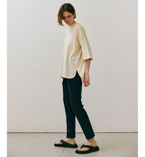 BEIGE,「【BEIGE,ecru/WEB限定・洗える】RIB BOTTOMS / ウエストゴムストレッチリブパンツ」|その他|
