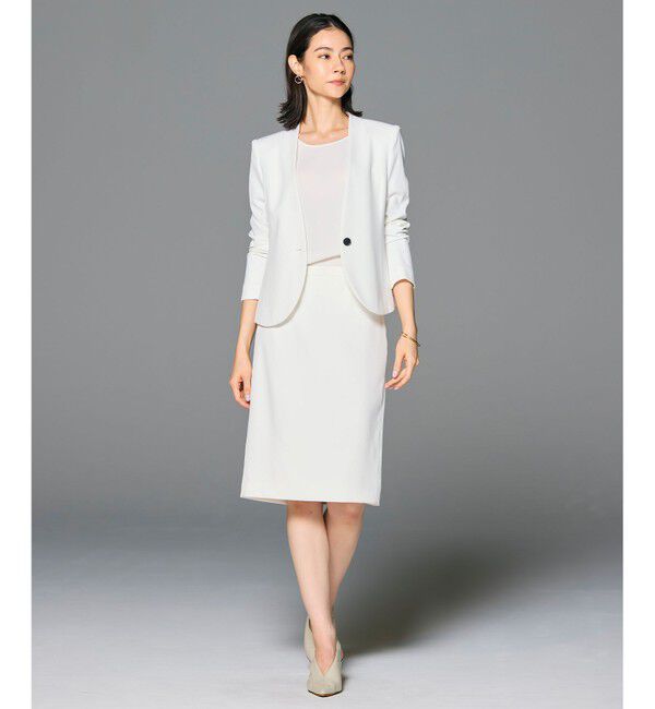 BEIGE,「【セットアップ対応】LUIZA / ノーカラージャケット」|ノーカラージャケット|