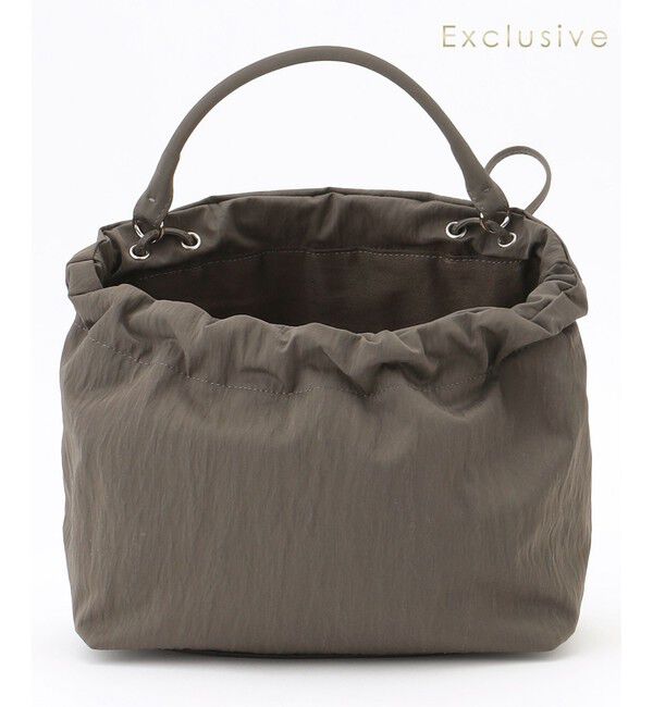 BEIGE,「【一部店舗限定】MARY AL TERNA / WRING ナイロンワンハンドルミニバック」|ハンドバッグ|Olive