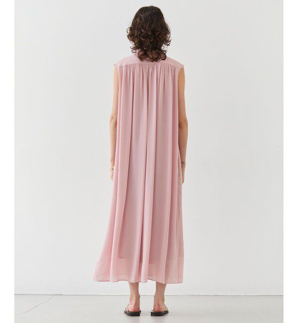 BEIGE,「【洗える】MUSCARI / ソフトシルクスキッパードレス」|ワンピース|