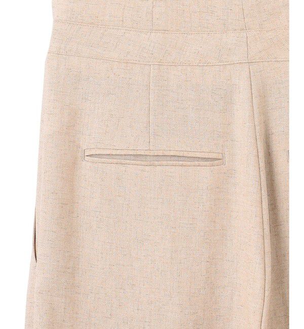 BEIGE,「CAROLE / リネンライクラップワイドパンツ」|その他|