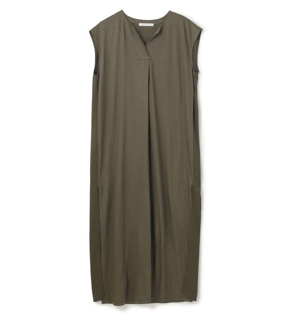 BEIGE,「【WEB限定・洗える】MELISSA / バックシフォンスキッパーロングワンピース」|ワンピース|