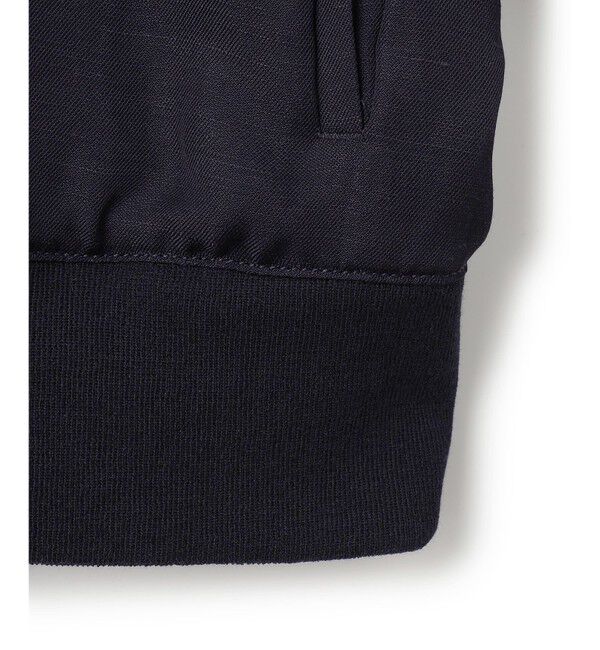 BEIGE,「【洗える】BERNARD / リネンノーカラーラップブルゾン」|ノーカラージャケット|