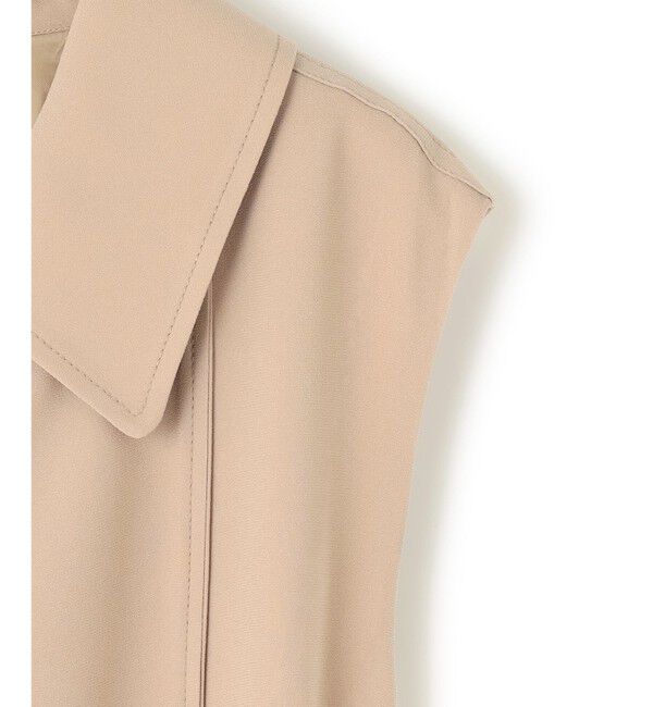 BEIGE,「FLEUR / ラップデザインロングジレ」|ベスト・ジレ|