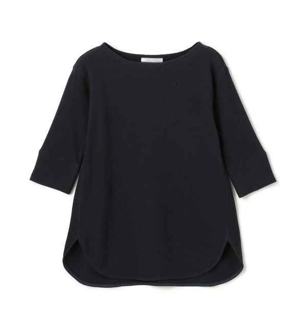 BEIGE,「【洗える】GLOBE / コットンリブ7分袖カットソー」|Tシャツ・カットソー|