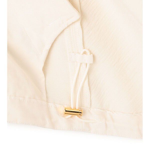 BEIGE,「【洗える】POMONA / ゴールドジップライトブルゾン」|Tシャツ・カットソー|