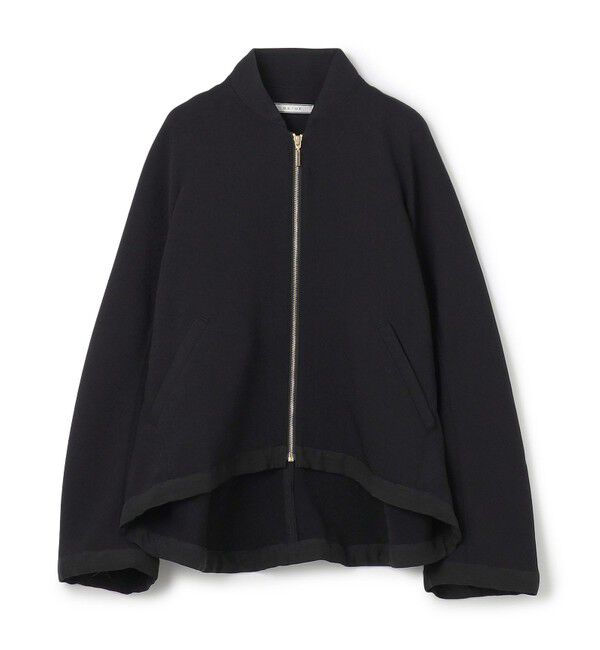 BEIGE,「【洗える】POMONA / ゴールドジップライトブルゾン」|Tシャツ・カットソー|