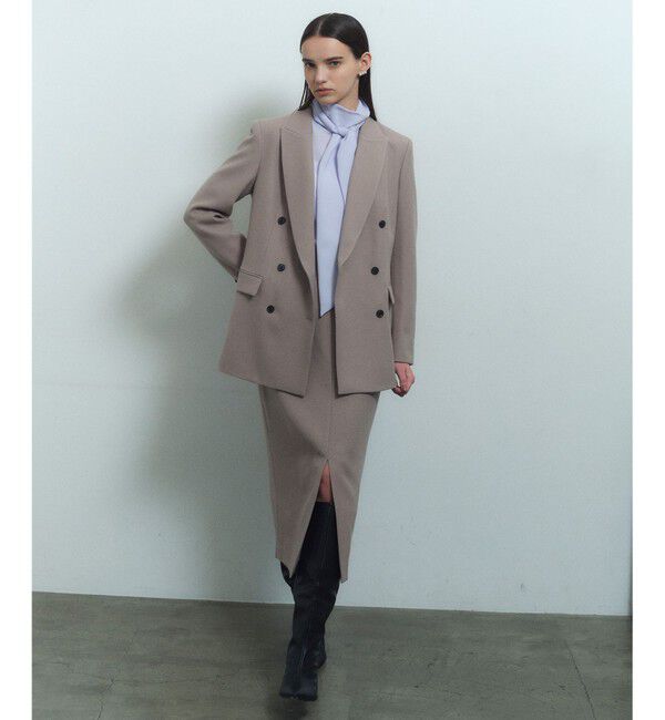 BEIGE,「【VERY NaVY12月号掲載】BUNNELL / ウールダブルブレストジャケット」|テーラードジャケット|