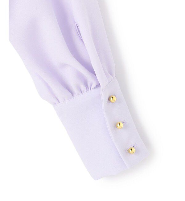 BEIGE,「【Precious掲載・洗える】STOW / パフスリーブボウタイブラウス」|シャツ・ブラウス|