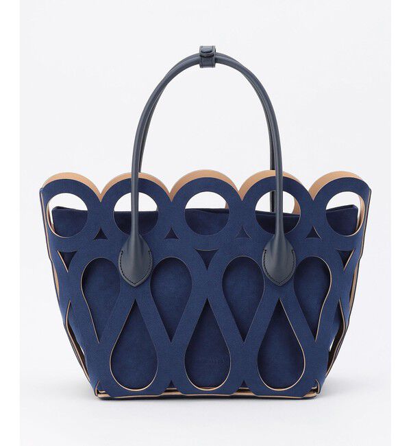 BEIGE,「【一部店舗限定】MARY AL TERNA / MAZE ハンドバック」|ハンドバッグ|Navy