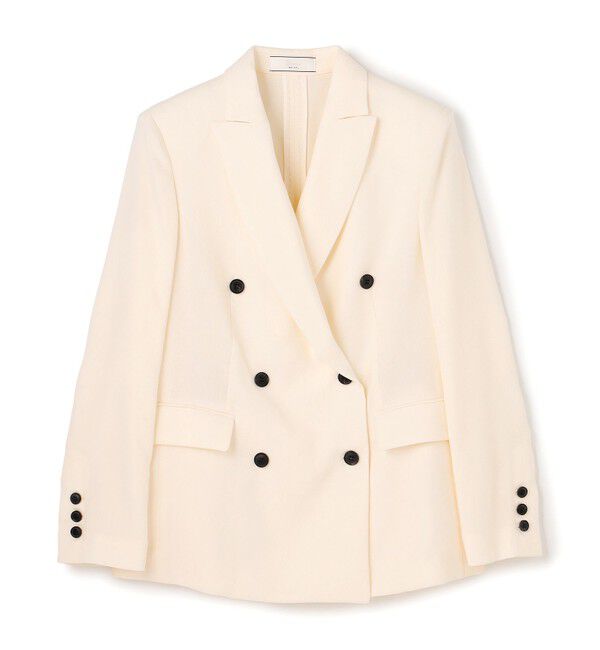 BEIGE,「【L-size】CAROLE / リネンライク ダブルジャケット」|テーラードジャケット|