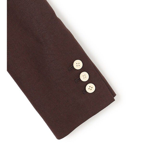 BEIGE,「CAROLE / リネンライク ダブルジャケット」|テーラードジャケット|