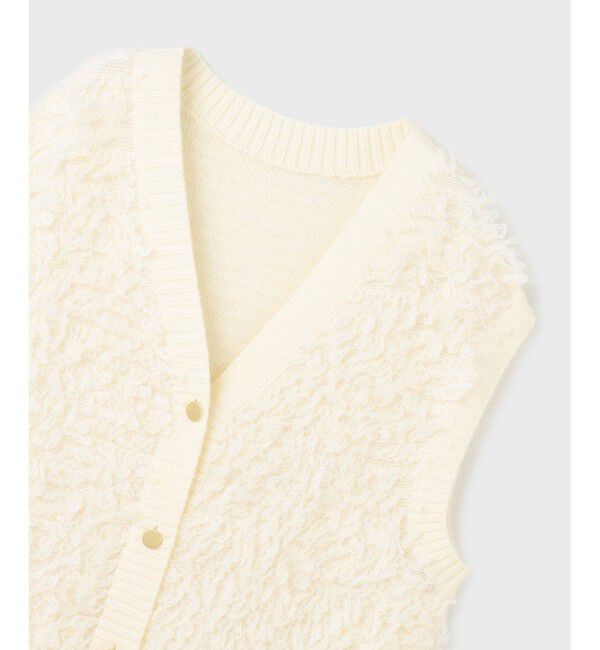 GRACE CONTINENTAL「ループニットベスト」|ベスト・ジレ|