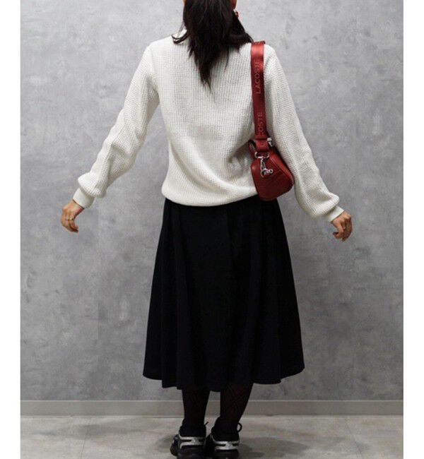 LACOSTE「ヘザーカラーリングワッフルニット / メランジニット」|ニット・セーター|